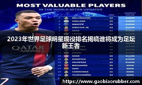2023年世界足球明星现役排名揭晓谁将成为足坛新王者