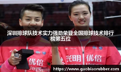 深圳排球队技术实力强劲荣登全国排球技术排行榜第五位